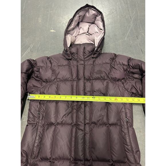 The North Face 600 Goose Down Parka Jacket Long Purple Women’s Size Medium - Picture 9 of 14